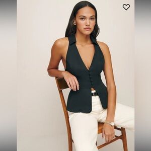 Reformation Rylan Top Black - Size 4